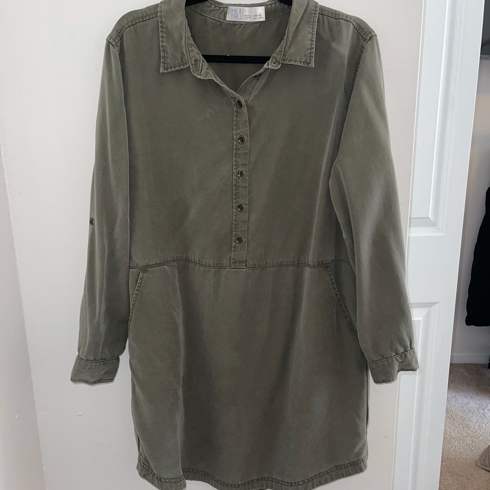 Army Green Dress